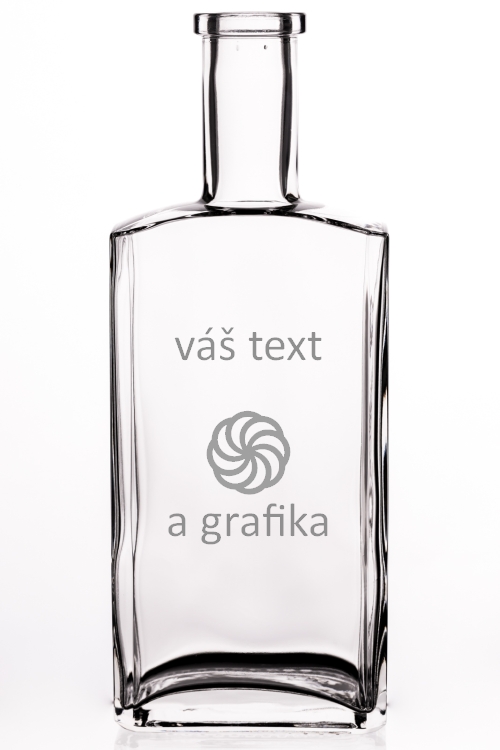 Láhev "Hanibal" 0,5 s grafikou
