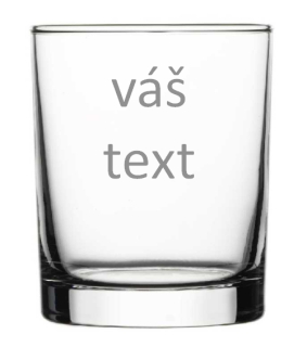 Gravírovaná whiskovka 0,25 l s nápisem