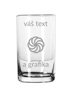 Gravírovaný decák s grafikou